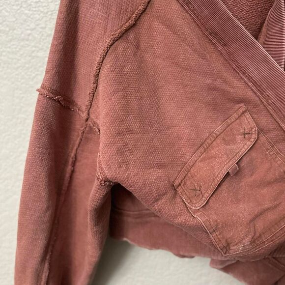 Free People We The Free Lou Day Cardigan Oversized Cozy Knit S - Picture 4 of 5